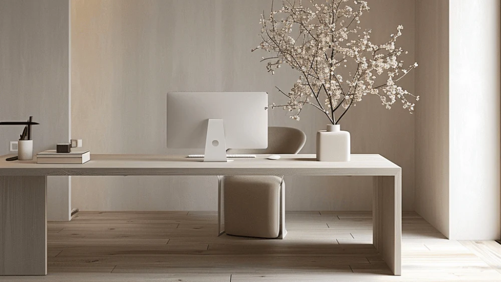 Japandi Zen Workspace