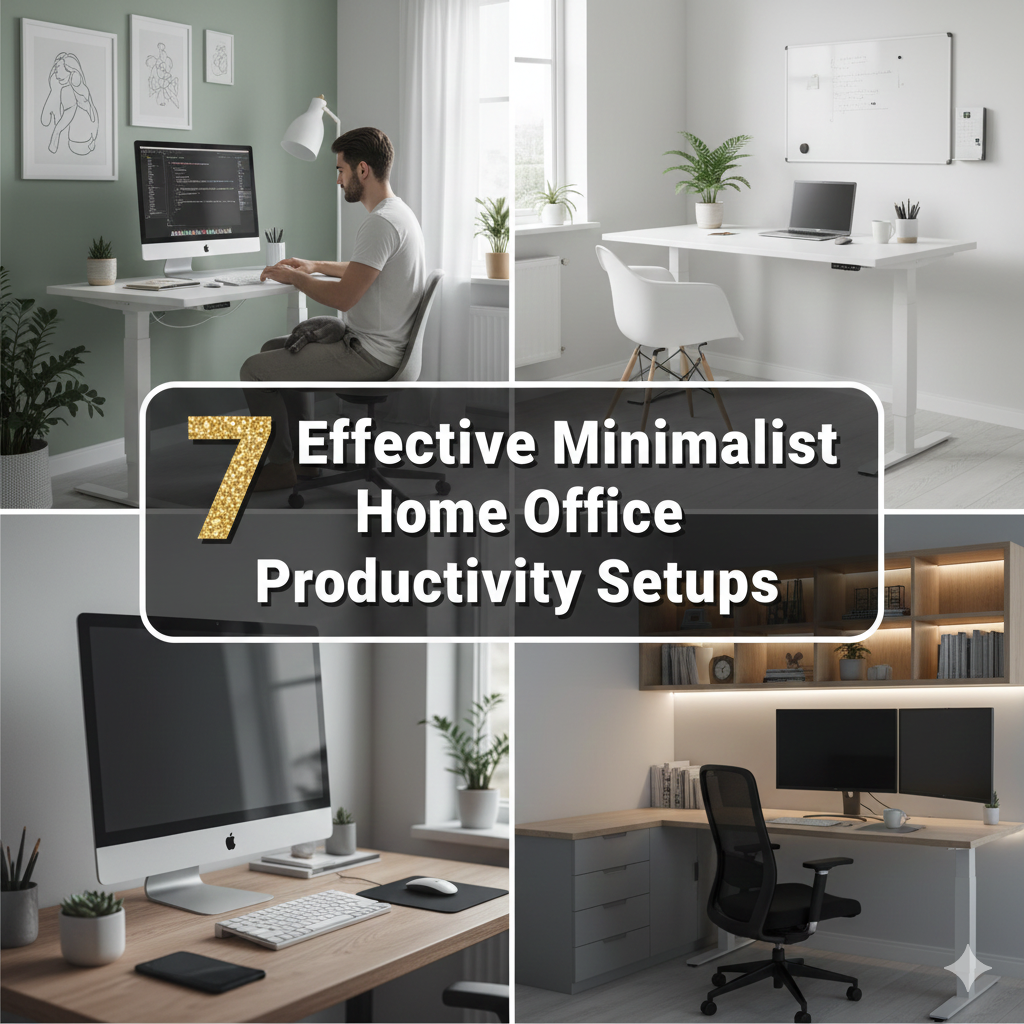 7 Effective Minimalist Home Office Productivity Setups That Enhance Your Focus