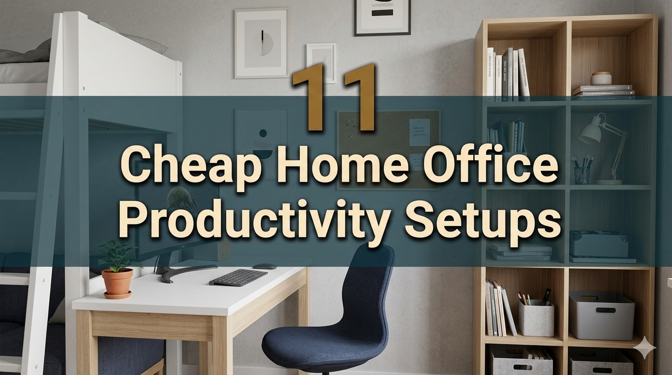 11 Cheap Home Office Productivity Setups That Boost Productivity