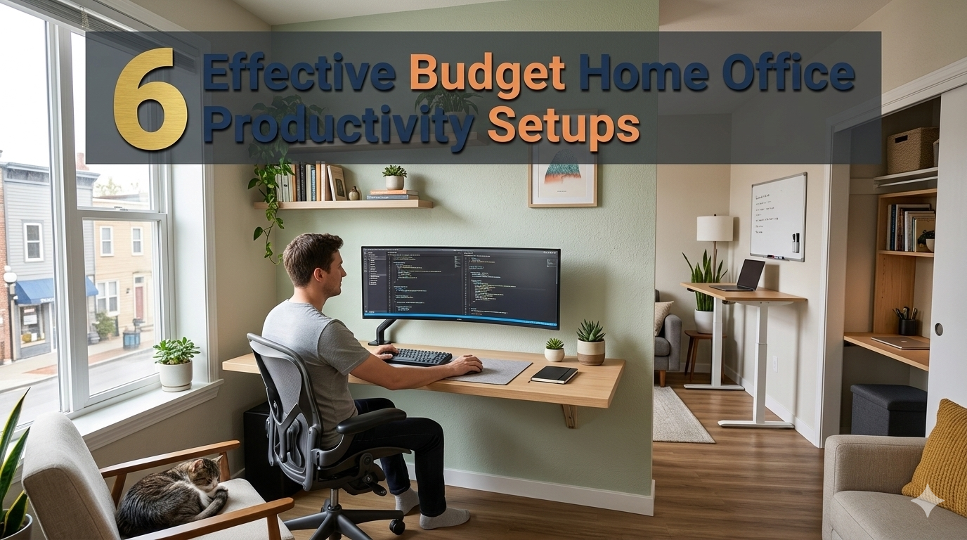 6 Effective Budget Home Office Productivity Setups That Work