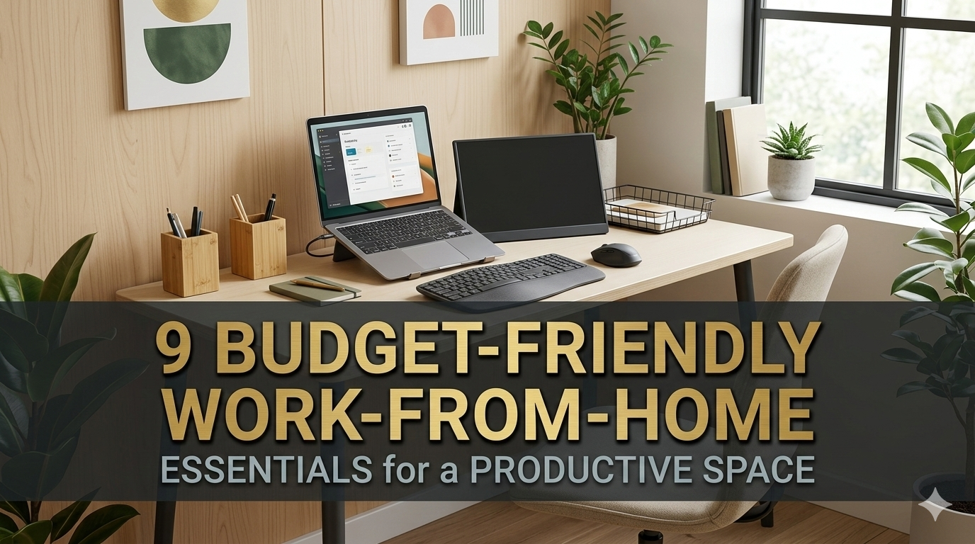 9 Budget-Friendly Work-From-Home Productivity Setups for Beginners