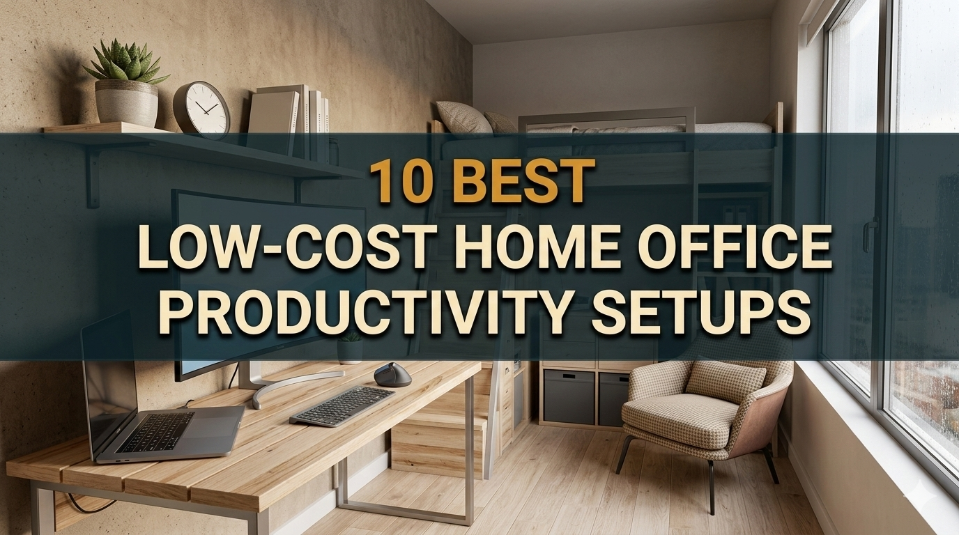 10 Best Low-Cost Home Office Productivity Setups for Small Apartments