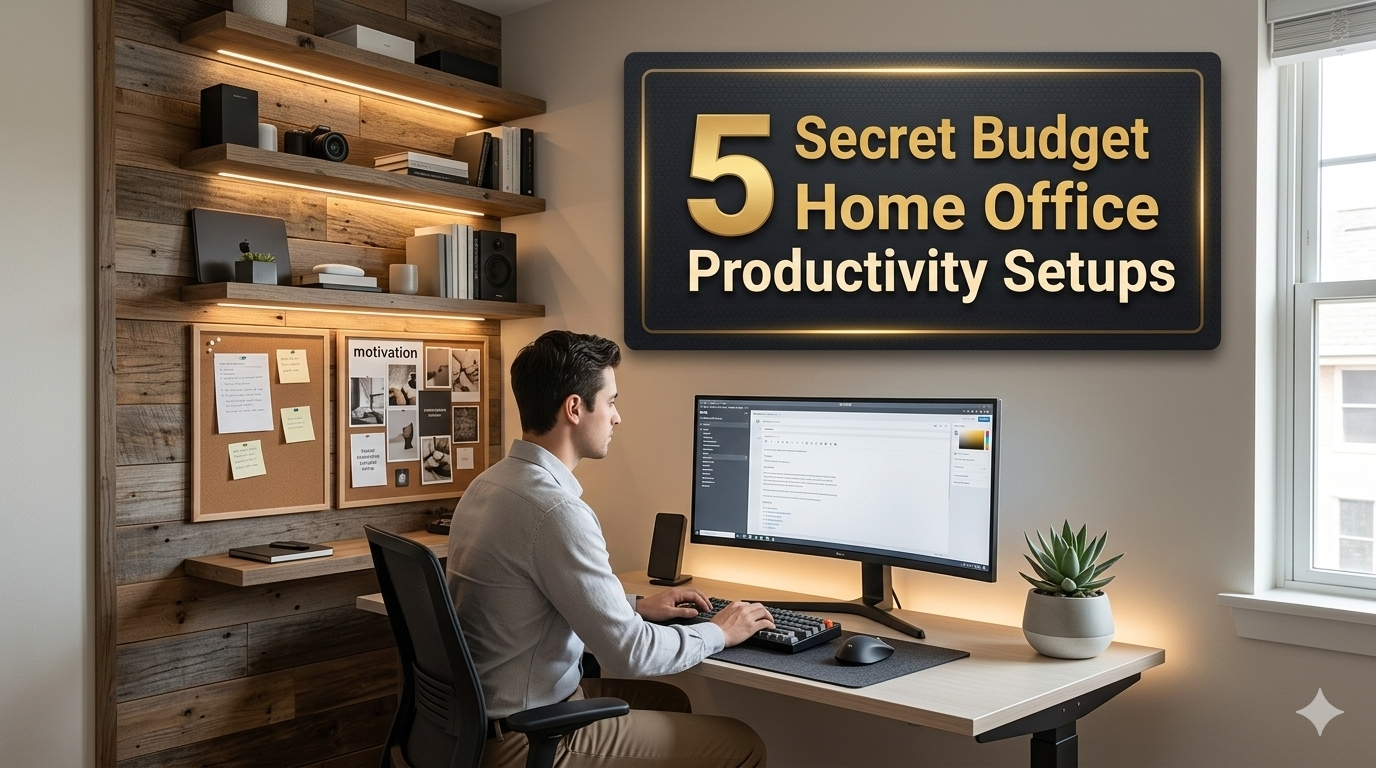 You’ll Love These 5 Secret Budget Home Office Productivity Setups
