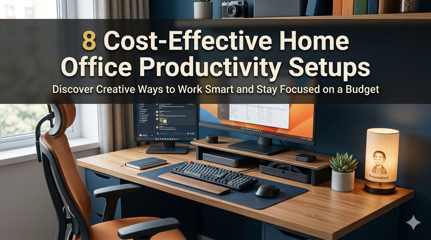 8 Cost-Effective Home Office Productivity Setups for Working Remotely