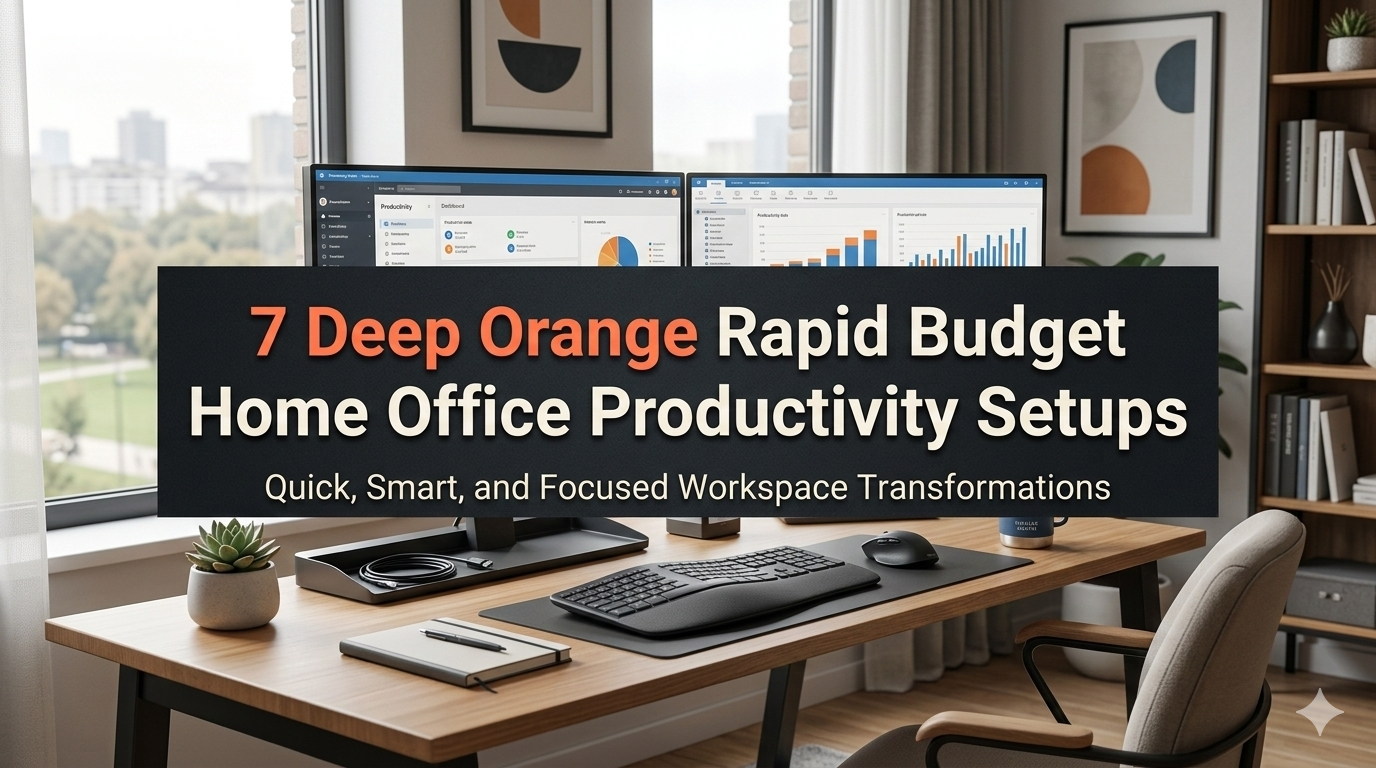 7 Rapid Budget Home Office Productivity Setups You Can Build
