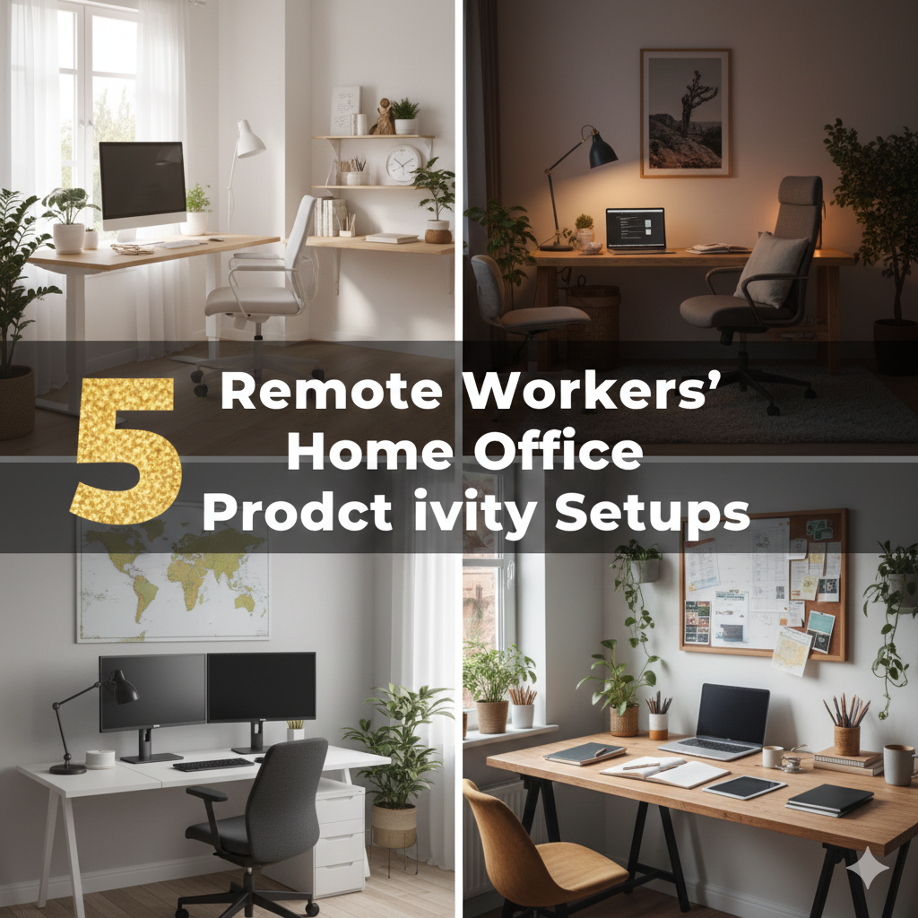 5 Remote Workers’ Home Office Productivity Setups They Might Hide From You