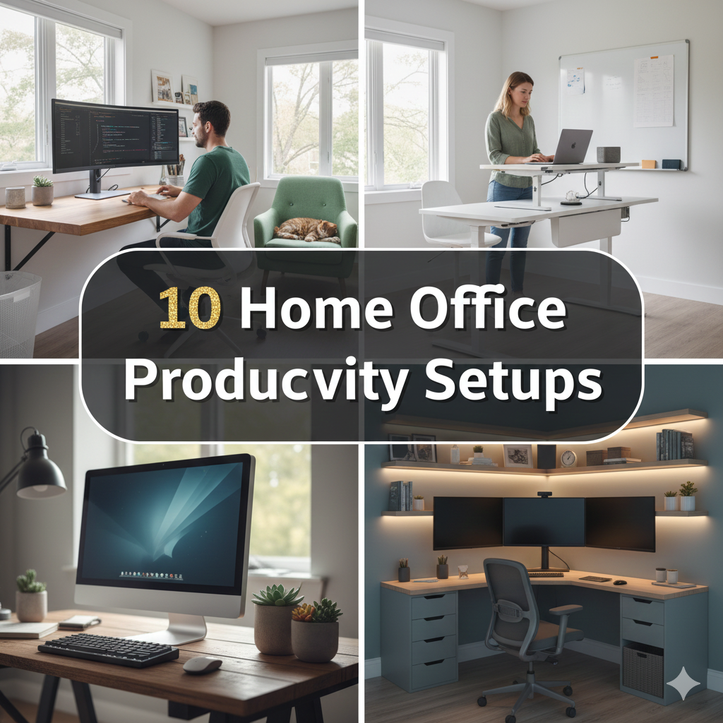 10 Home Office Productivity Setups That Have Been Tested and Proven