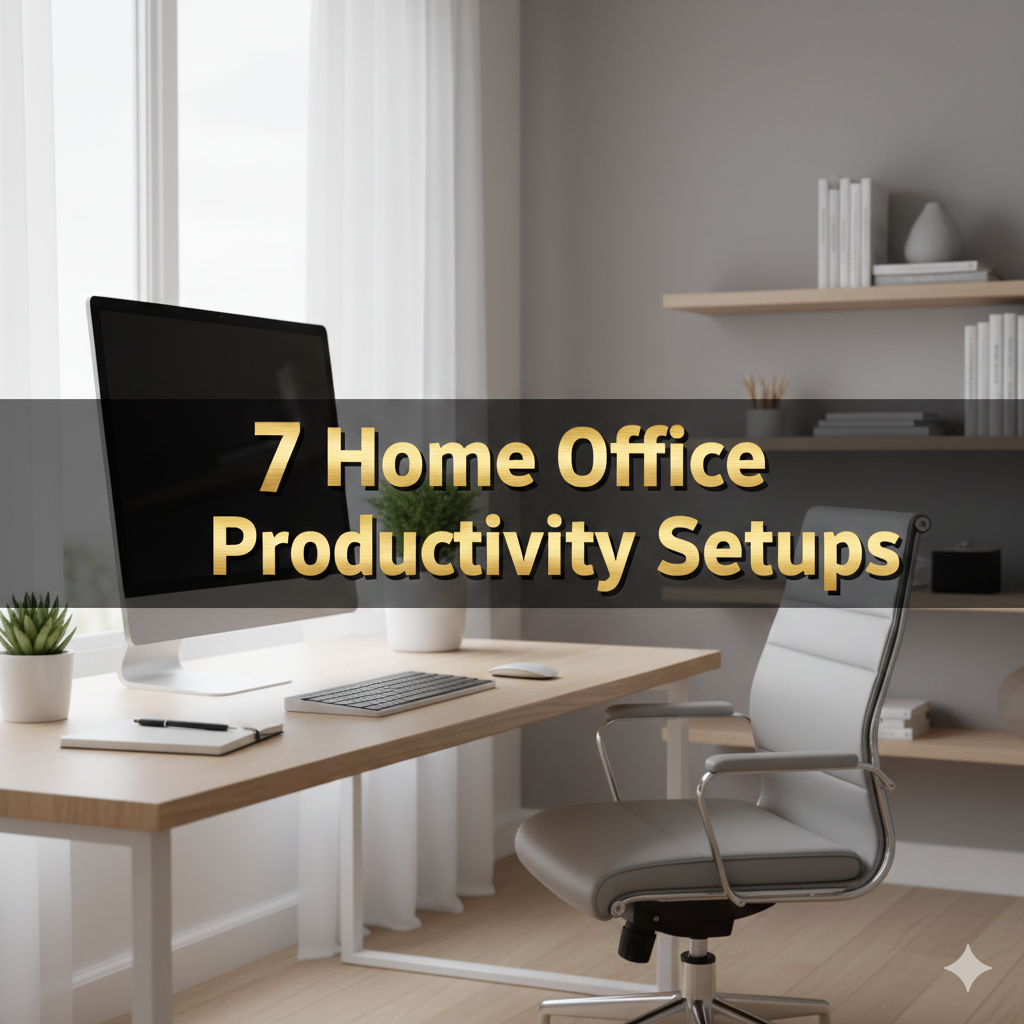 Beating the 9-to-5 Blues: 7 Home Office Productivity Setups You Can Nail for Work From Home