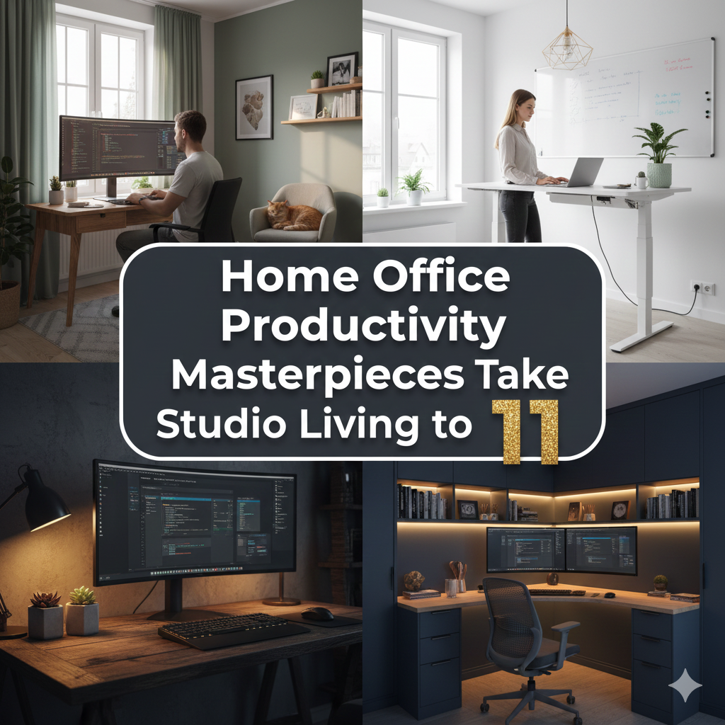 Home Office Productivity Masterpieces Take Studio Living to 11