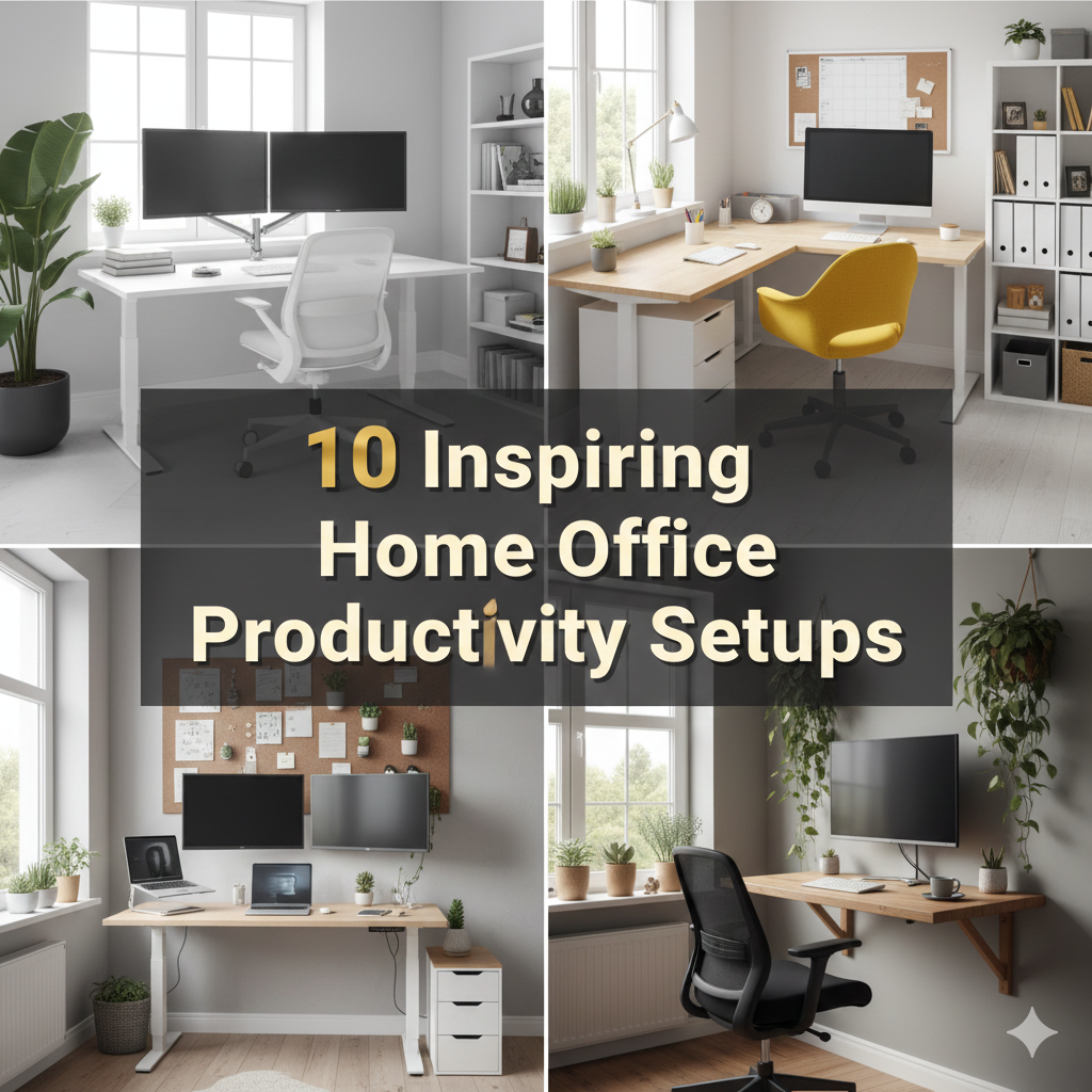 10 Inspiring Home Office Productivity Setups for Small Apartments
