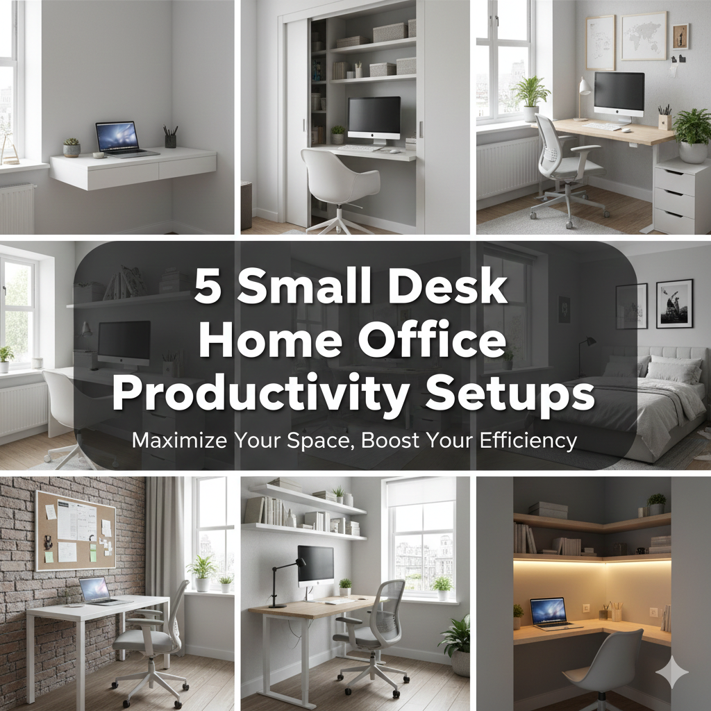 5 Small Desk Home Office Productivity Setups That Really Work