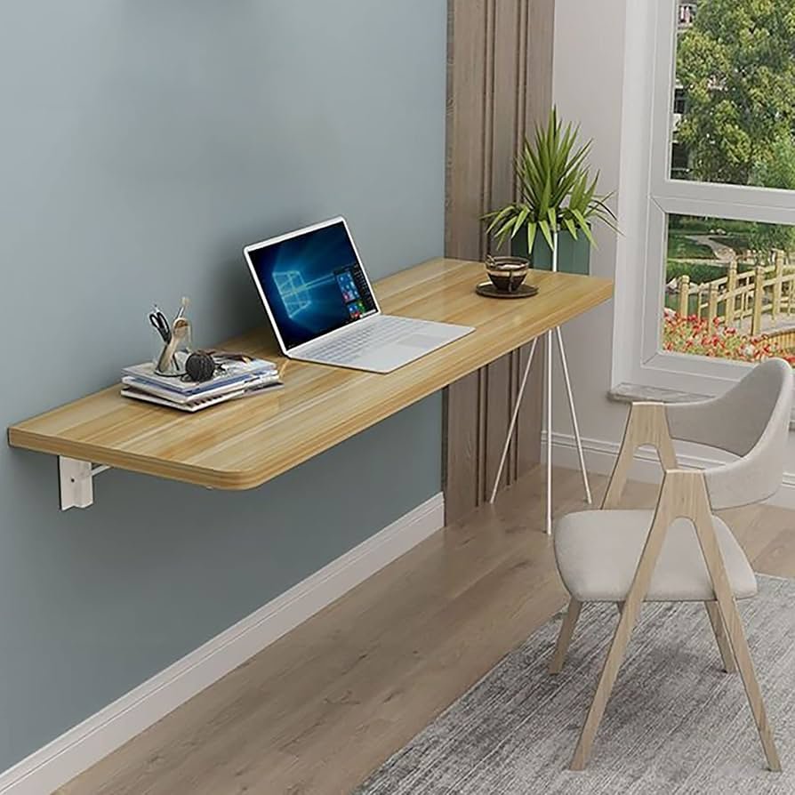  Wall-Mounted Floating Desk
